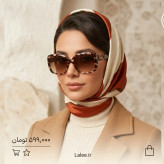 عینک آفتابی اورسایز مربعی طرح پلنگی